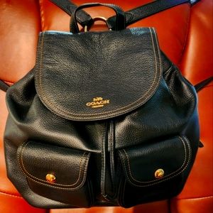 Backpack by Coach, black